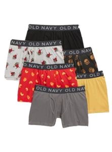 Old Navy Printed Boxer Briefs 6-Pack for Boys (XS, S) - Picture 1 of 1