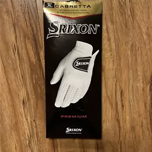 Srixon Cabretta Leather Golf Gloves (1 Set) - New - White ML Reg RIght - Picture 1 of 4