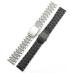 Massives Edelstahl Uhrenarmband Uhrenarmbänder Beads of Rice Armband 20 22 mm - Bild 1 von 8