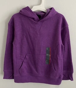 All In Motion Girl's Fleece Sweatshirt Hoodie-Purple XS(4/5) New - Picture 1 of 4