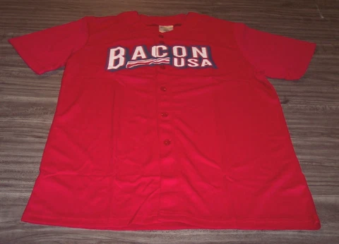 Lehigh Valley IRON PIGS MINOR LEAGUE BASEBALL BACON USA JERSEY MEDIUM PHILLIES Cover