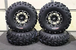 CAN AM MAVERICK 1000 27" BEAR CLAW ATV TIRE & STI HD3 M WHEEL KIT CAN1CA - Picture 1 of 7