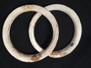 Antica civiltà Mohenjo-daro coppia unica braccialetti di conchiglie dal Pakistan - Foto 1 di 20
