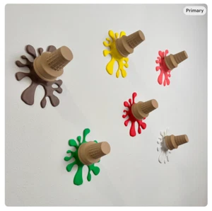 Arte de pared de helado derretido | Decoración única y divertida para el hogar, la habitación de los niños y la oficina - Imagen 1 de 5