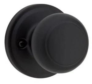 Weiser Troy Dummy Inactive Door Knob Iron Black GA12 T514 MS - Picture 1 of 3