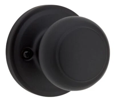 Weiser Troy Dummy Inactive Door Knob Iron Black GA12 T514 MS - Image 1 of 3