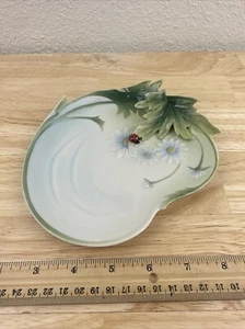 Franz Porcelain Lady Bug Collection FZ00594 Dessert Plate 18x 16cm - Picture 1 of 10