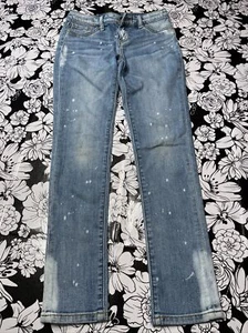 Gap Kids Girls' Size 10 Super Skinny 5 Pocket Denim Jeans Adjustable Waist  - Picture 1 of 3