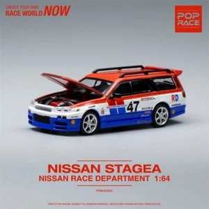 XCartoys POP RACE 1:64 Nissan GTR Stagea R34 Racing #47 Diecast Model Car - Picture 1 of 5