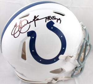 Eric Dickerson Autographed Colts F/S Speed Authentic Helmet w/HOF-Beckett W Holo