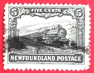 Canada Newfoundland 167 (un-wmk'd) Labrador Publicity Issue 2 Express Train Used - Picture 1 of 1