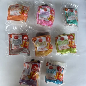 1994 McDonald's Amazing Wildlife versiegelt Happy Meal Spielzeug kompletter Satz von 8 - Bild 1 von 15