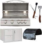 Blaze 32-inch NG Grill LTE with Grill Cover and Blaze 32&quot; Door &amp; Double Drawer