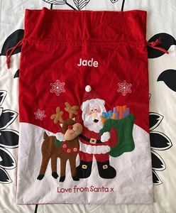 Personalisierter Weihnachts Nikolaus Sack - Jade - Bild 1 von 2