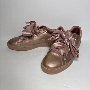 Puma Basket Heart Damen-Sneaker Größe 9,5 kupferrosa pink klassisch A 365463-01 - Bild 1 von 9