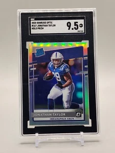 Jonathan Taylor 2020 Donruss Optic #167 Rated Rookie Silver Holo Prizm SGC 9.5 - Bild 1 von 3