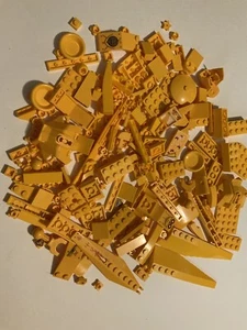 LEGO Lot 200 Pieces Medium Orange Bricks Blocks Parts Friends Space - Picture 1 of 7
