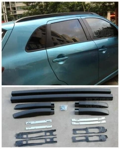 For Mitsubishi ASX 2010-2019 Outlander Sport Black Roof Rack Rails Bars Luggage - Picture 1 of 7
