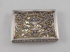 Rare Smell Can With Floral Decor IN Solid Silver Hanau Um Approx. 1900