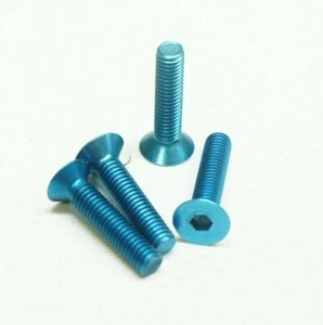 4x M3x14 Flat Head Aluminum Screws (for 30x30 Fan Mount) - Picture 1 of 1
