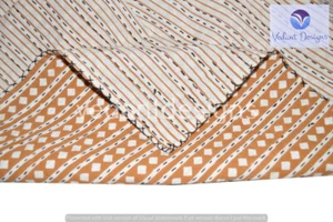Coperta Cotone Trapunta Vintage Indiana Kantha A Polka Punti Cotone Ralli Gudari - Foto 1 di 5