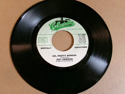 Roy Orbison -Oh Pretty Woman /Mean Woman Blues-45 EX+/NM Collectables Reissue - Image 1 of 2