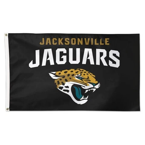 Jacksonville Jaguars NFL 3' x 5' Deluxe Team Flag Wincraft Cover