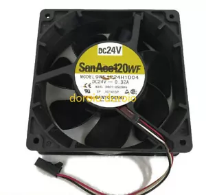 1PS New For SANYO 9WF1224H1D04 90L-0001-0509#A 24V 0.32A 12CM Fan 120*120*38MM - Picture 1 of 3