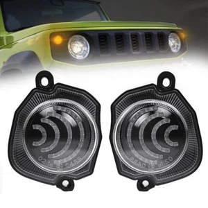 Pair Front LED Turn Signal Lights For Suzuki Jimny JB64W JB74 2018+ LH RH Lamp - Foto 1 di 12