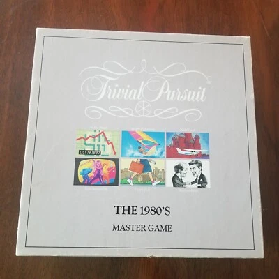 Vintage 1989 Trivial Pursuit The 1980's Master Game Parker Brothers Pre-owned - Image 1 of 4