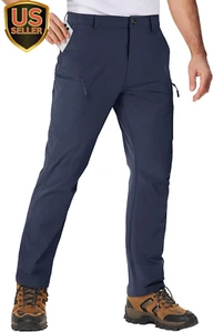 Men'S Hiking Pants Lightweight Quick Dry Work Pants with 6 Pockets Tactical Wate - Picture 1 of 7