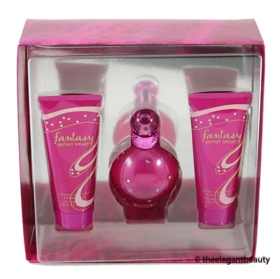 Fantasy By Britney Spears 3 Pcs 3.4oz Set For Women New In Box - Image 1 of 3