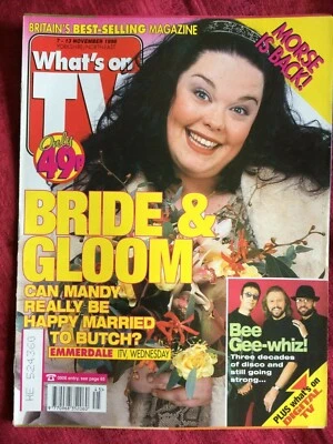 WHAT'S ON TV magazine 07/11/1998 LISA RILEY Jack Ryder Victoria Wood Bee Gees - Image 1 of 2