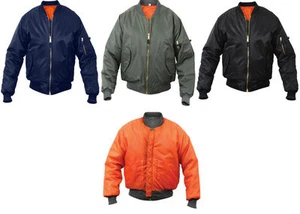 FOX OUTDOOR Air Force Military Reversible MA-1 Bomber Jacket Flight Coat 20% off - Picture 1 of 7