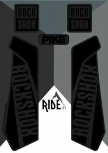 Decalcomanie replica stealth RockShox Pike 2016/2017. - Foto 1 di 2