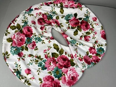 Funda de almohada de enfermería Kids N Such Arrow rosa blanco verde azulado estampado floral ¡Bonita! Foto 1 de 4