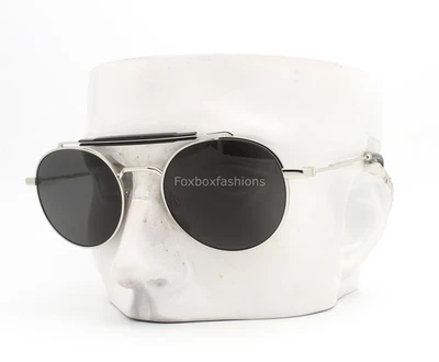 Gafas de sol Dolce Gabbana DG 2295 05/87 pulidas plateadas negras con estuche Foto 1 de 4