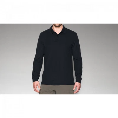 UNDER ARMOUR 1279637 POLO HOMBRE RENDIMIENTO TÁCTICO MANGA LARGA, NEGRO Foto 1 de 2