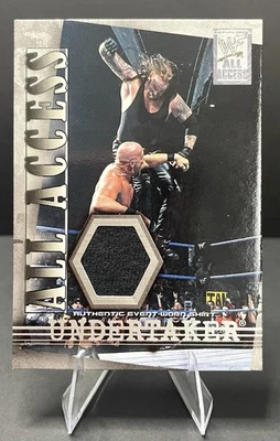 Undertaker 2002 Fleer WWF All Access Shirt Relic Card WWE Legend Event-Worn - Image 1 of 3