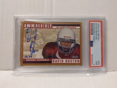 1999 Upper Deck Retro Inkredible #DB David Boston CARDINALS PSA graded 7 - Image 1 of 2