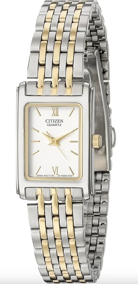 Citizen Women's Two Tone Stainless Steel Bracelet Watch 18mm Ej5854-56a