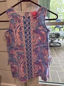 Lily Pulitzer Girls Medium(6-7) Knit Shift Dress - Picture 1 of 10