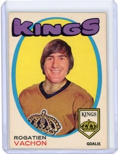 1971-72 O-PEE-CHEE ROGATIEN ROGIE VACHON #156 LOS ANGELES KINGS EX EXMT - Picture 1 of 2