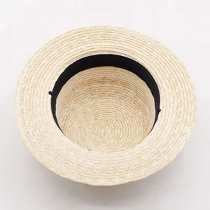 Sombrero de playa tejido de paja para dama sombrero de ala ancha para mujer sombrero de playa de verano parasol de playa - Imagen 1 de 12