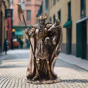 Bronze Loki Statue - Bild 1 von 1
