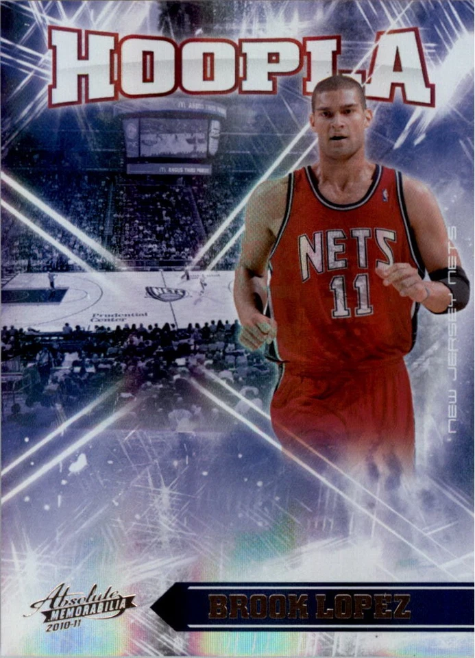 2010-11 Absolute Memorabilia Hoopla Spectrum #2 Brook Lopez/100 - BSK - Image 1 of 2