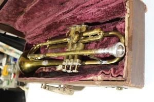 Vintage Rudy Much Serie 97 Trompete - Serie # 32393 ~ Teile oder Restauration - Bild 1 von 24