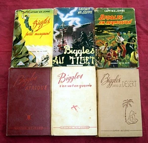 Biggles. Captain W.E. Johns. Lot bradé de 6 titres. Années 50. - Picture 1 of 1