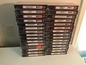 LOT OF 30 SEALED VHS VIDEOS A&E,HISTORY CHANNEL,BIOGRAPHY,CRIME,MARILYN MONROE+ - Picture 1 of 10