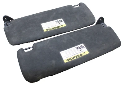 02-08 E65 E66 BMW 745I 750LI 760I B7 СОЛНЦЕЗАЩИТНЫЕ КОЗЫРЬКИ АБАЖУРЫ ПАРА ЗАМШЕВЫЙ ЧЕРНЫЙ - Изображение 1 из 4